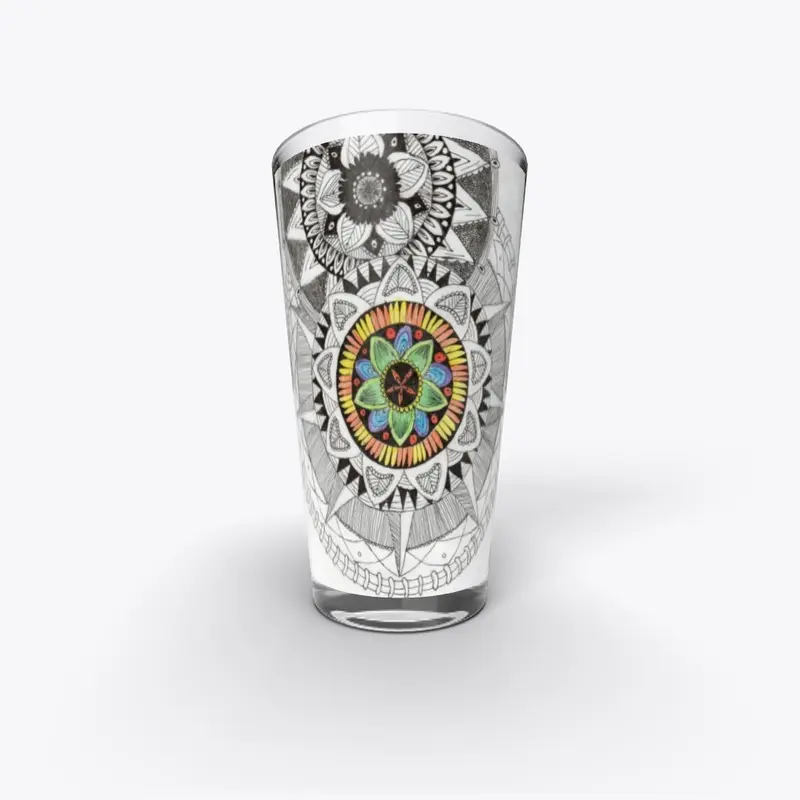 Hand Drawn Mandala Drinkware