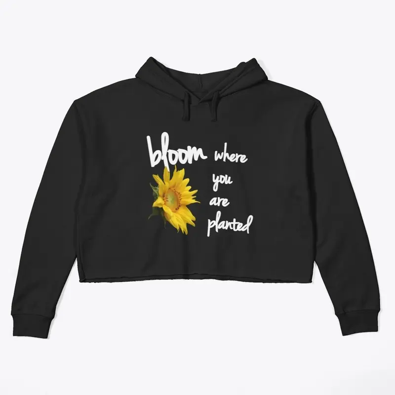 Bloom Crop Hoodie